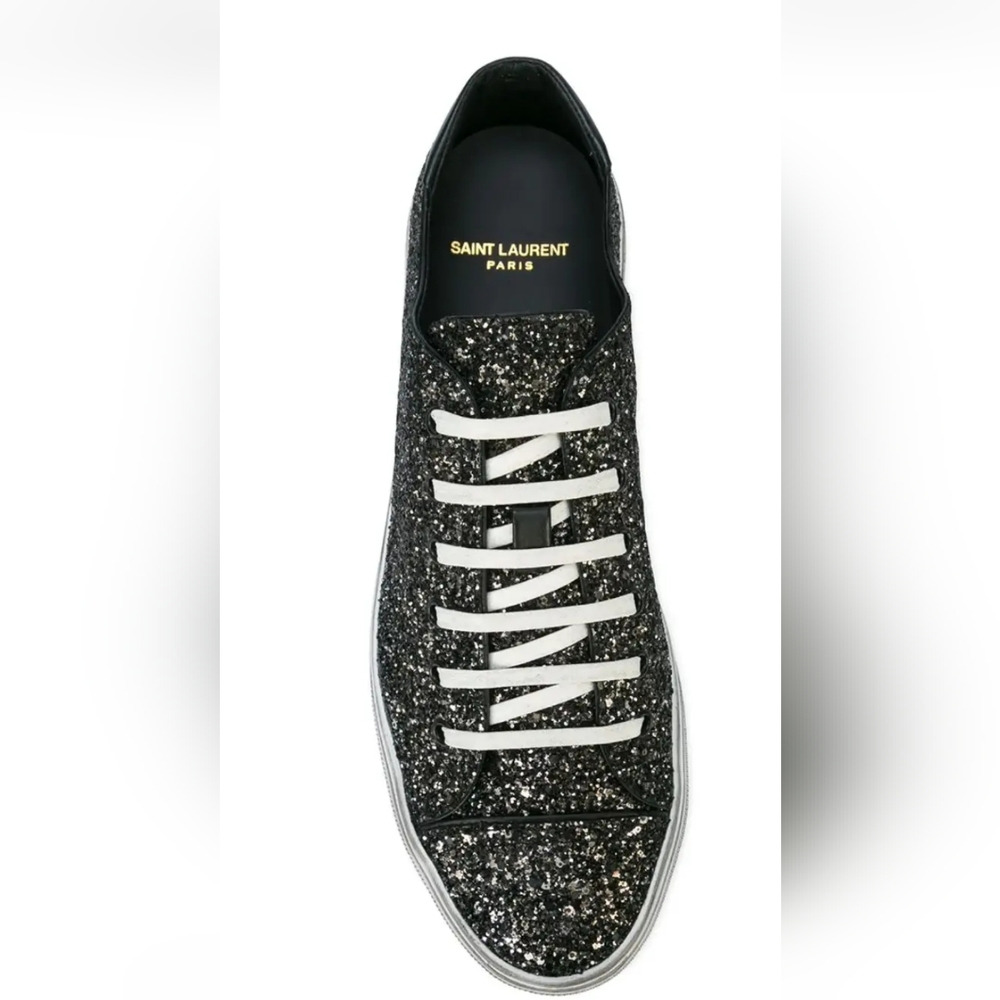 Saint Laurent Beford Glitter Sneakers 37+